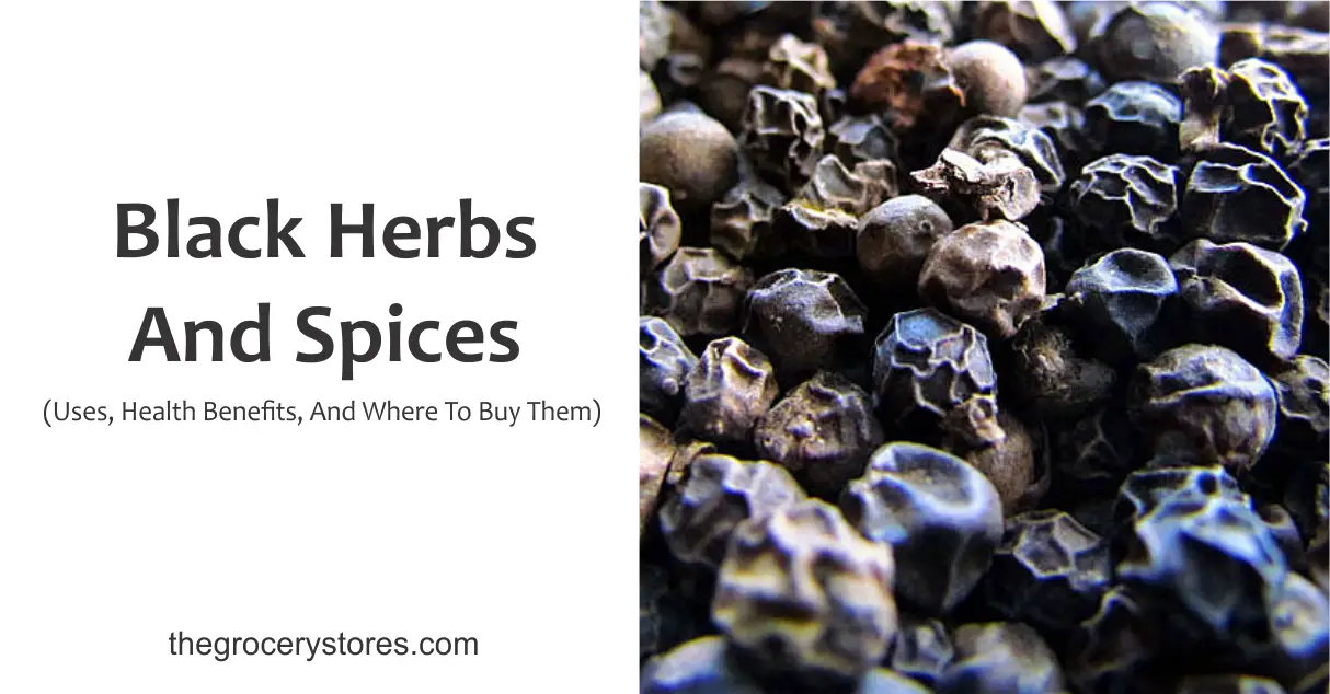 Black Herbs And Spices