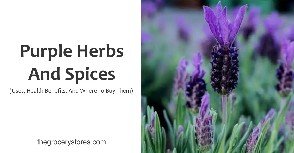 Purple Herbs And Spices
