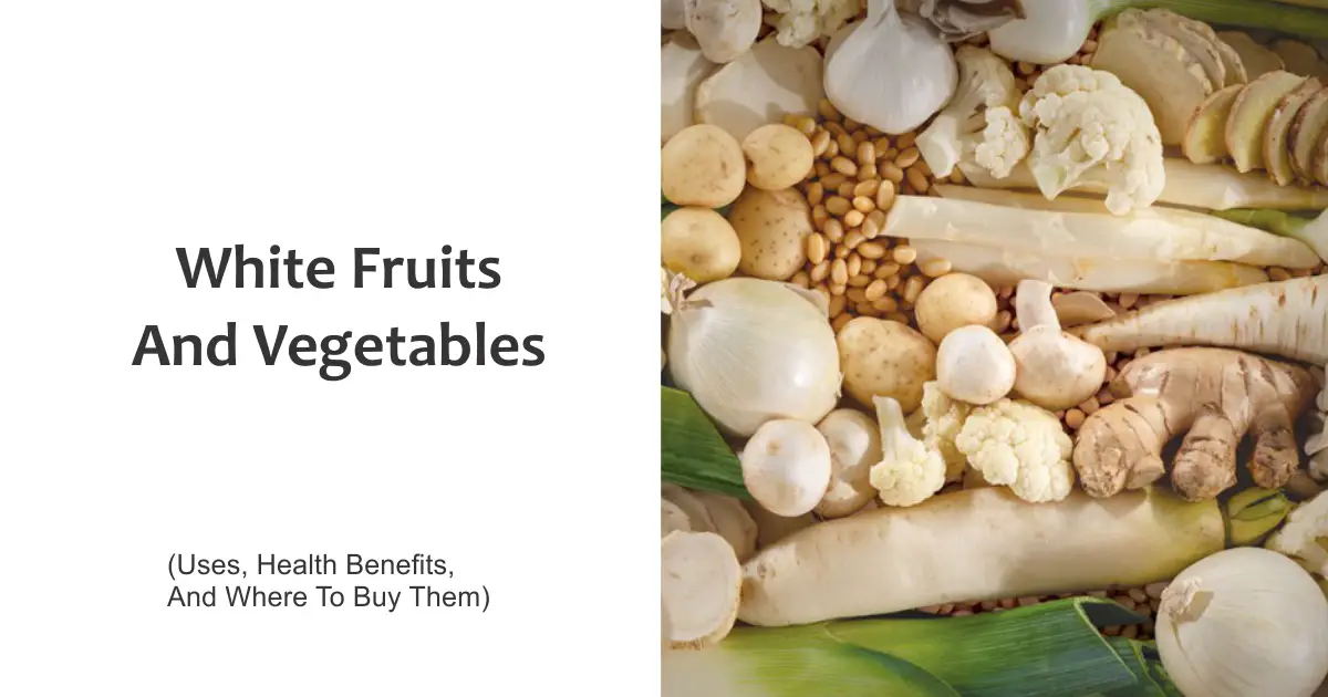 White Fruits And Vegetables